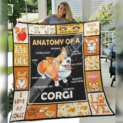 Corgi Dog O Quilt Ff and Home Decor
