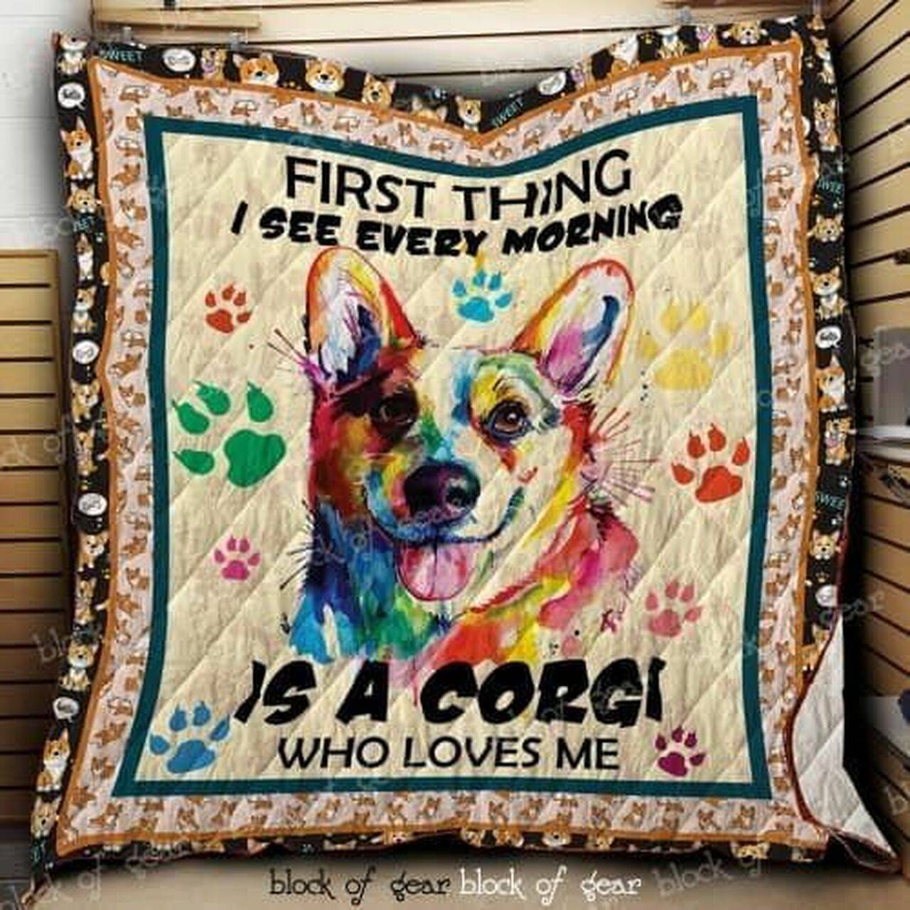 Corgi Hur Quilt Cysioa and Home Decor