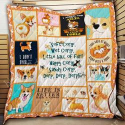 Corgi Hur Quilt Cysiof and Home Decor
