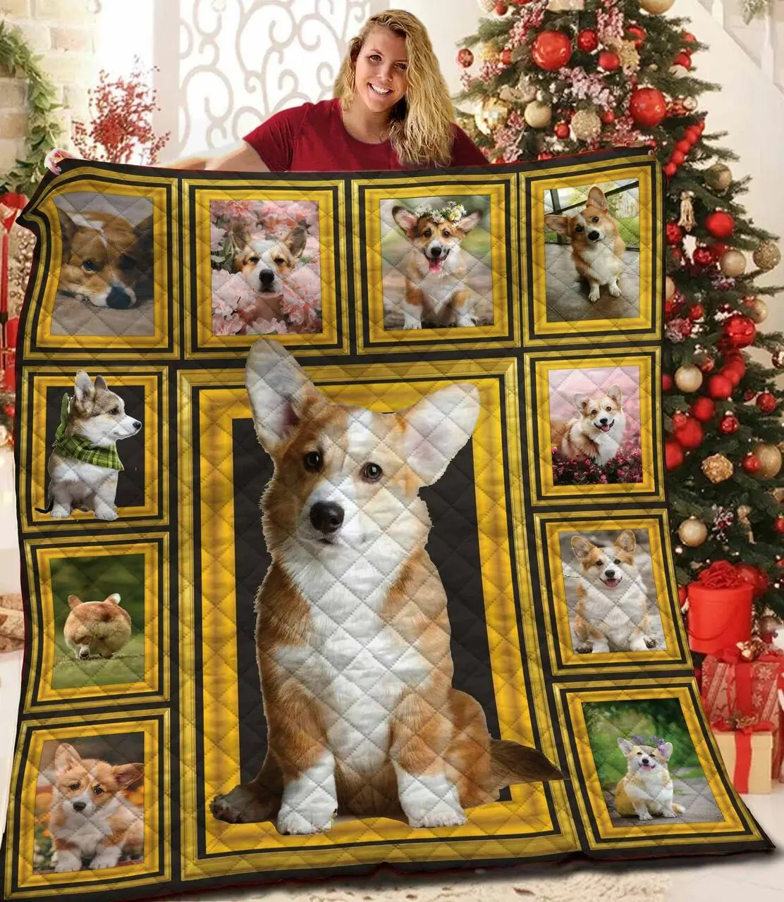 Corgi Hur Quilt zc and Home Decor