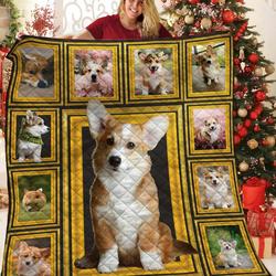 Corgi Hur Quilt zc and Home Decor