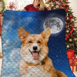 Corgi Jfj Quilt Uva and Home Decor