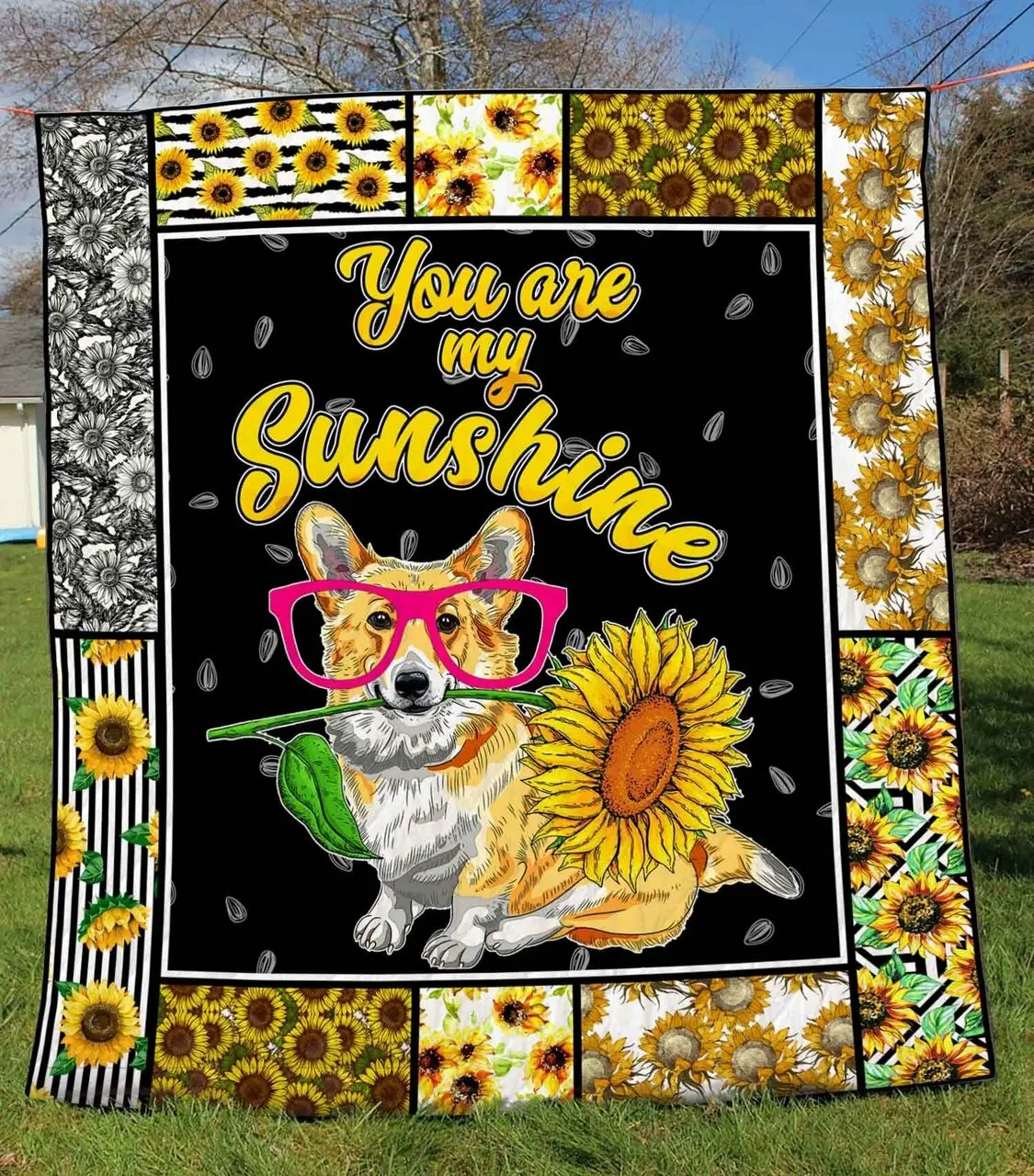 Corgi Love Corgi Quilt Blanket Dhc020120717Td and Home Decor