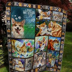 Corgi Lover Ah Quilt Derqce and Home Decor
