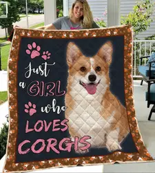Corgi Quilt Atw and Home Decor