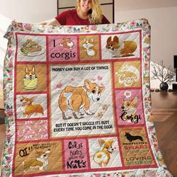 Corgi Quilt Blanket C9B200206NM and Home Decor