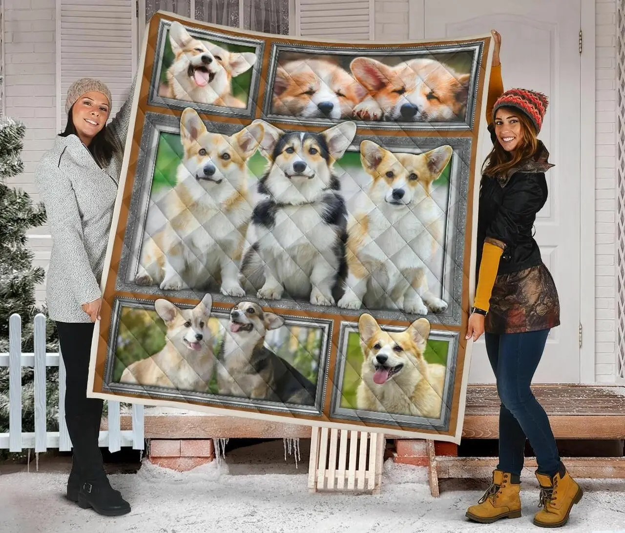 Corgi Quilt Blanket Dhc09121366Dd and Home Decor