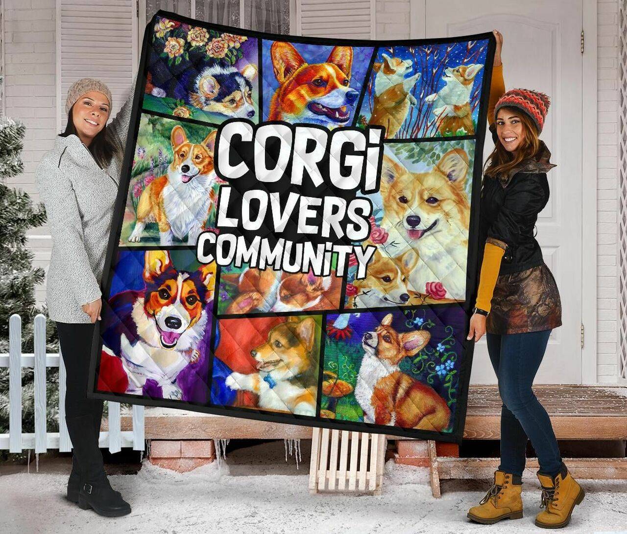 Corgi Quilt Blanket Dhc09121431Dd and Home Decor