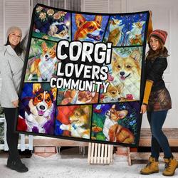Corgi Quilt Blanket Dhc09121431Dd and Home Decor
