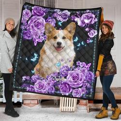 Corgi Quilt Blanket Dhc09121484Dd and Home Decor
