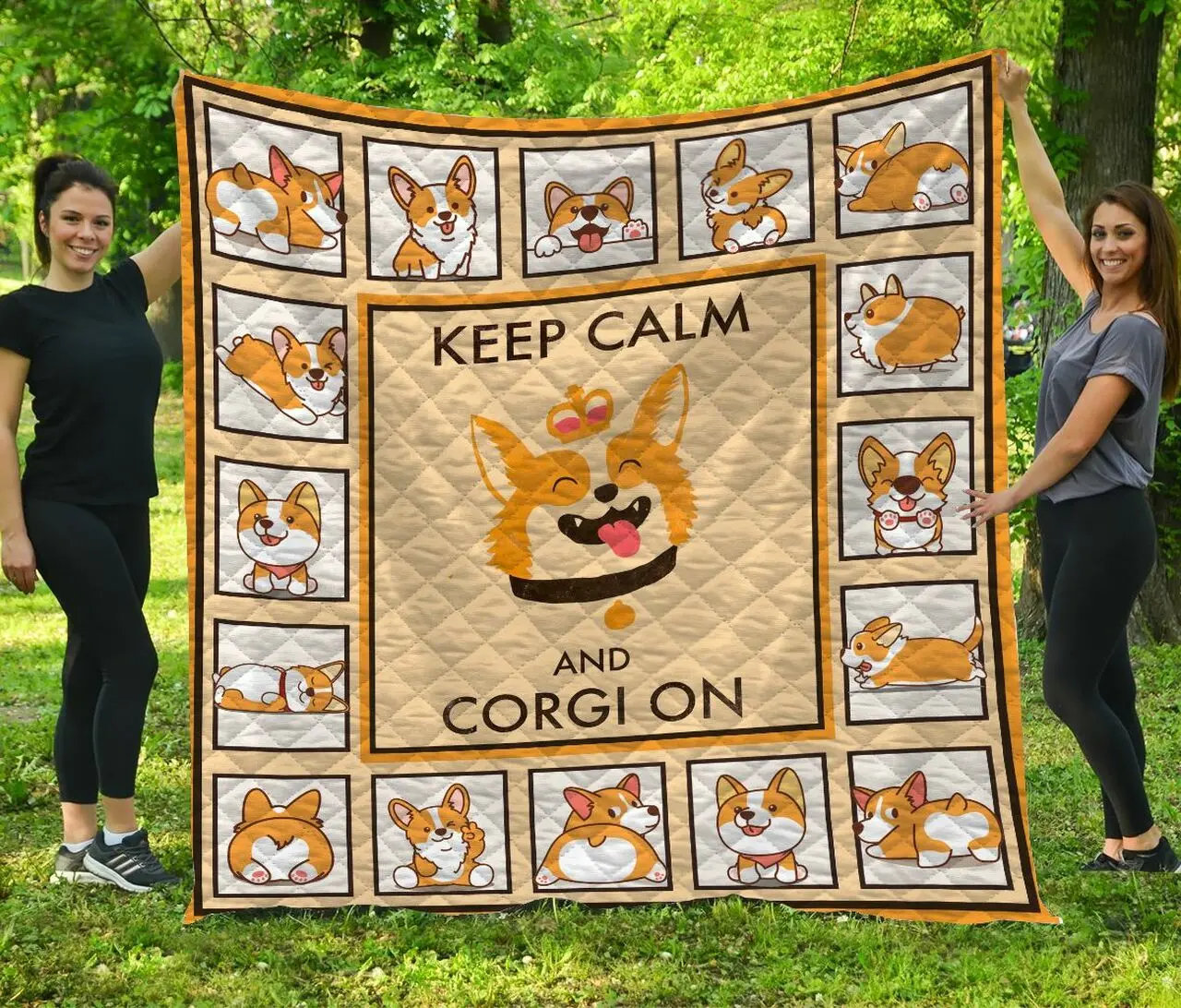 Corgi Quilt Blanket Dhc1301506Vt and Home Decor