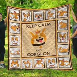 Corgi Quilt Blanket Dhc1301506Vt and Home Decor