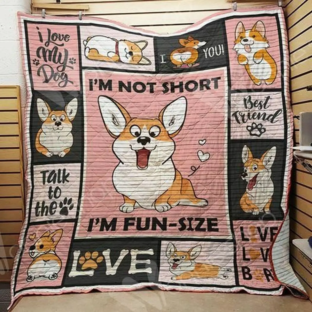 Corgi Quilt Blanket Dhc13121381Vt and Home Decor
