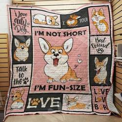 Corgi Quilt Blanket Dhc13121381Vt and Home Decor