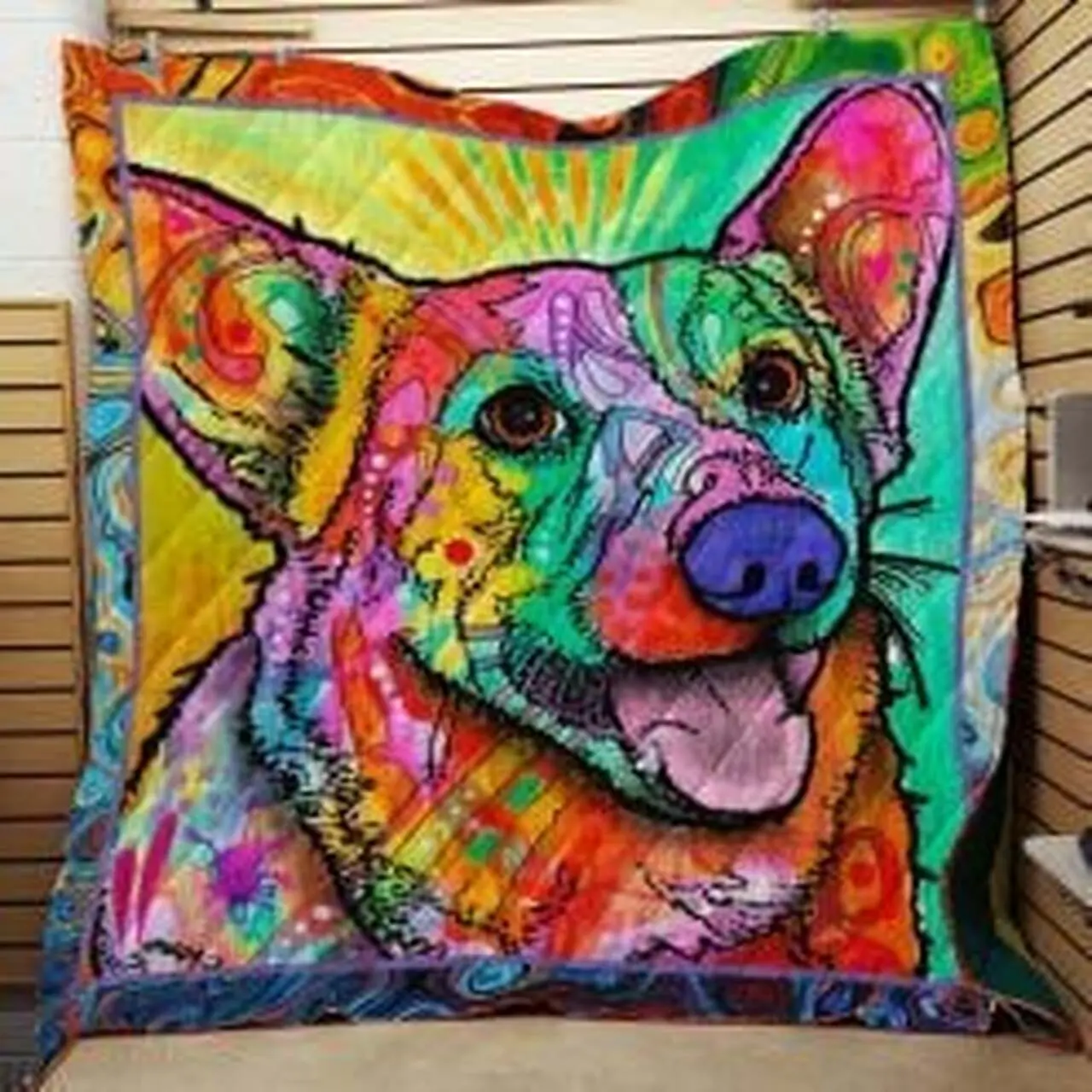 Corgi Quilt Blanket Luklcc Dhc0301917Dd and Home Decor