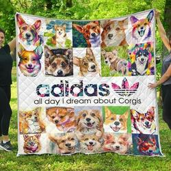 Corgis Quilt Blanket Beeqt5108  Quilt and Home Decor