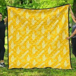 Corn Yellow Cl12100192Mdq Quilt Blanket and Home Decor