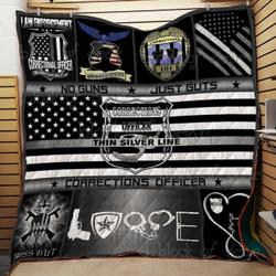 Corrections Officer Cl2100112Mdq Quilt Blanket and Home Decor