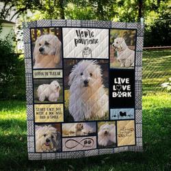 Coton De Tulear Pawsome Hur Quilt Bevrdb and Home Decor