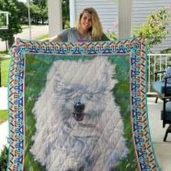 Coton De Tulear Quilt Blanket Luk3Pr Dhc0301850Dd and Home Decor