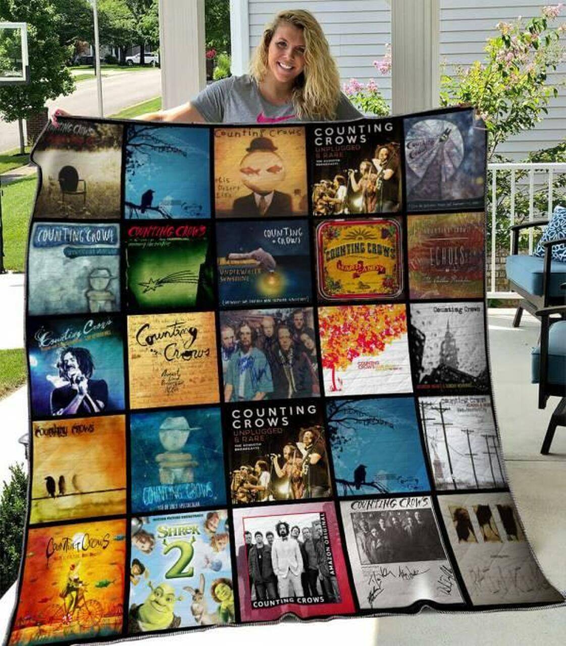 Counting Crows Quilt Blanket M210507 Quilt and Home Decor