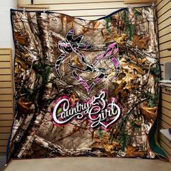 Country Girl Quilt Blanket Dhc0910598Vt and Home Decor