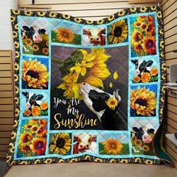 Cow And Sunflower Quilt Ije and Home Decor