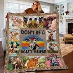 Cow Dpc221005 Quilt Blanket and Home Decor