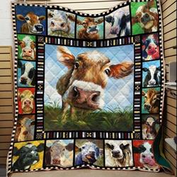 Cow Funny Farm Sc Quilt Derqgz and Home Decor