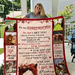 Cow Girlfriend Quilt Blanket Dhc1501670Vt and Home Decor