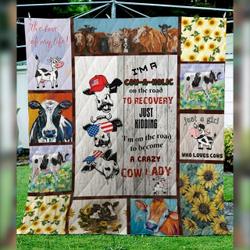 Cow Lovers 11 DHCDHC DT1510 Quilt Blanket and Home Decor