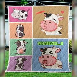Cow Lovers 14 DHCDHC DT1510 Quilt Blanket and Home Decor