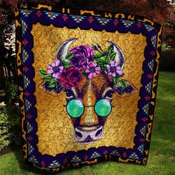Cow Quilt Blanket BBB050811MH and Home Decor
