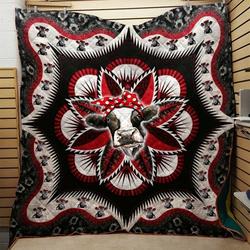 Cow Quilt Blanket Dhc0910703Vt and Home Decor