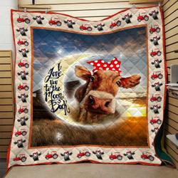 Cow Quilt Blanket Dhc0910780Vt and Home Decor