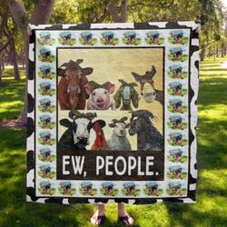 Cow Quilt Blanket Dhc1501639Vt and Home Decor