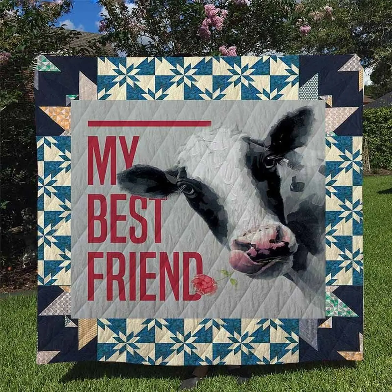 Cow Quilt Blanket Dhc170120781Td and Home Decor