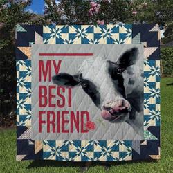 Cow Quilt Blanket Dhc170120781Td and Home Decor