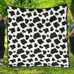 Cow Skin Pattern DHCDHC DT1910 Quilt Blanket and Home Decor