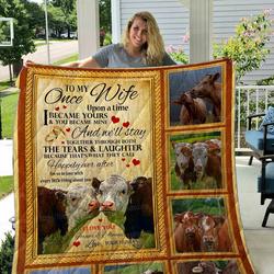 Cow Wife Quilt Blanket Dhc1501439Vt and Home Decor