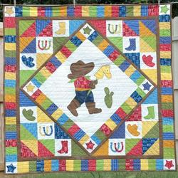 Cowboy Adventures Cld210610 Quilt Blanket and Home Decor