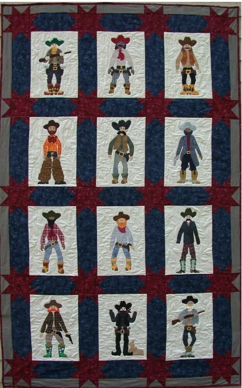 Cowboy Cla260602 Quilt Blanket and Home Decor