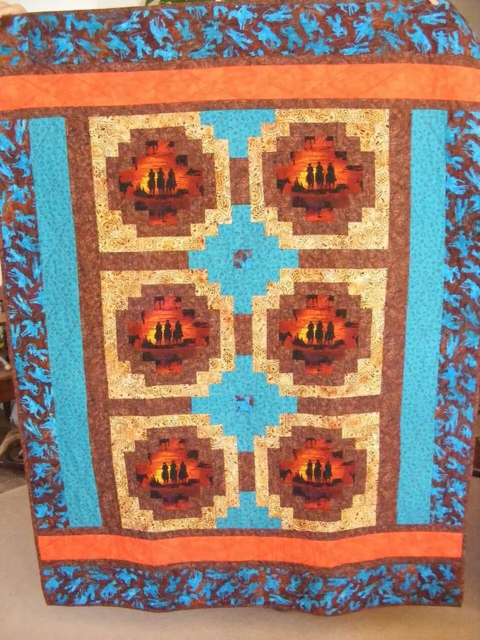 Cowboy Cla260663 Quilt Blanket and Home Decor