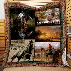 Cowboy Quilt Pn86 and Home Decor