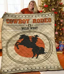 Cowboy Rodeo Jfj Quilt Xjo and Home Decor
