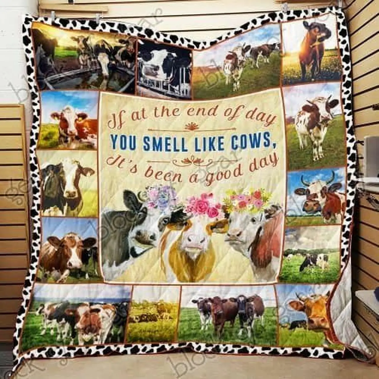 Cows Cl18100173Mdq Quilt Blanket and Home Decor