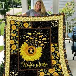 Cows You Are My Sunshine Quilt Blanket and Home Decor