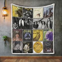 Crazy Horse Album Covers Quilt Blanket and Home Decor