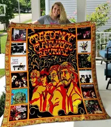 Creedence Clearwater Revival Quilt Blanket Hvt280503  Quilt and Home Decor