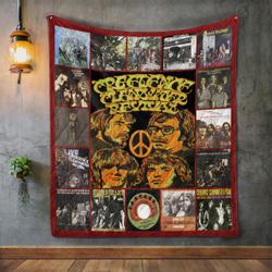 Creedence Clearwater Revival Style 2 Album Covers Quilt Blanket      and Home Decor
